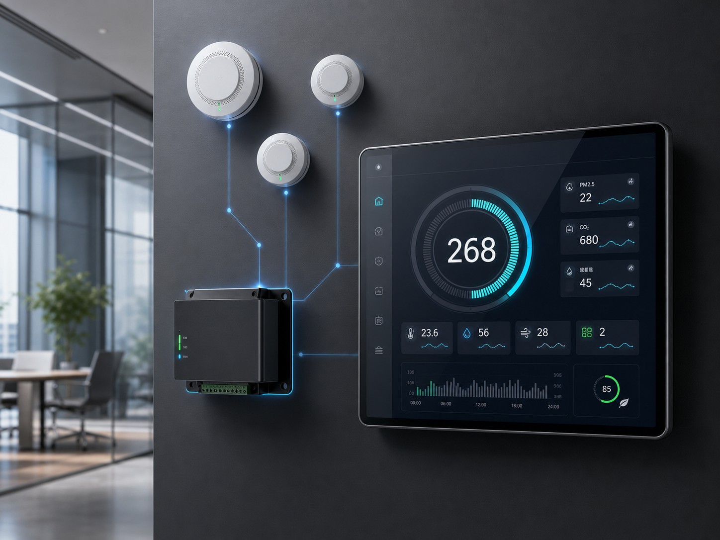 Indoor air quality monitoring system